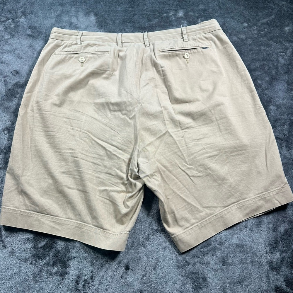 Polo Ralph Lauren Chino Shorts Size 35 Waist Stretch Classic Fit khaki - Picture 3 of 8